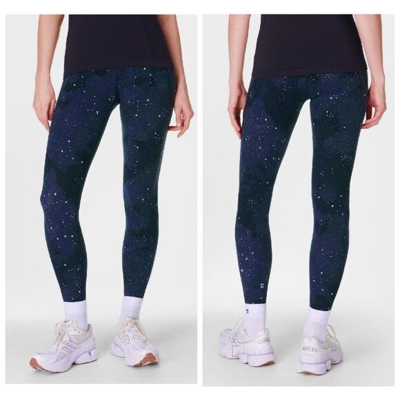Sweaty Betty Power 7/8 Workout leggings Size 4 Ditsy Star space galaxy print - Picture 12 of 12